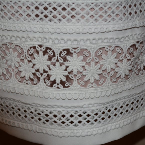 Sacks Fifth Avenue Size 8 off white Cocktail Dress - Picture 5 of 6